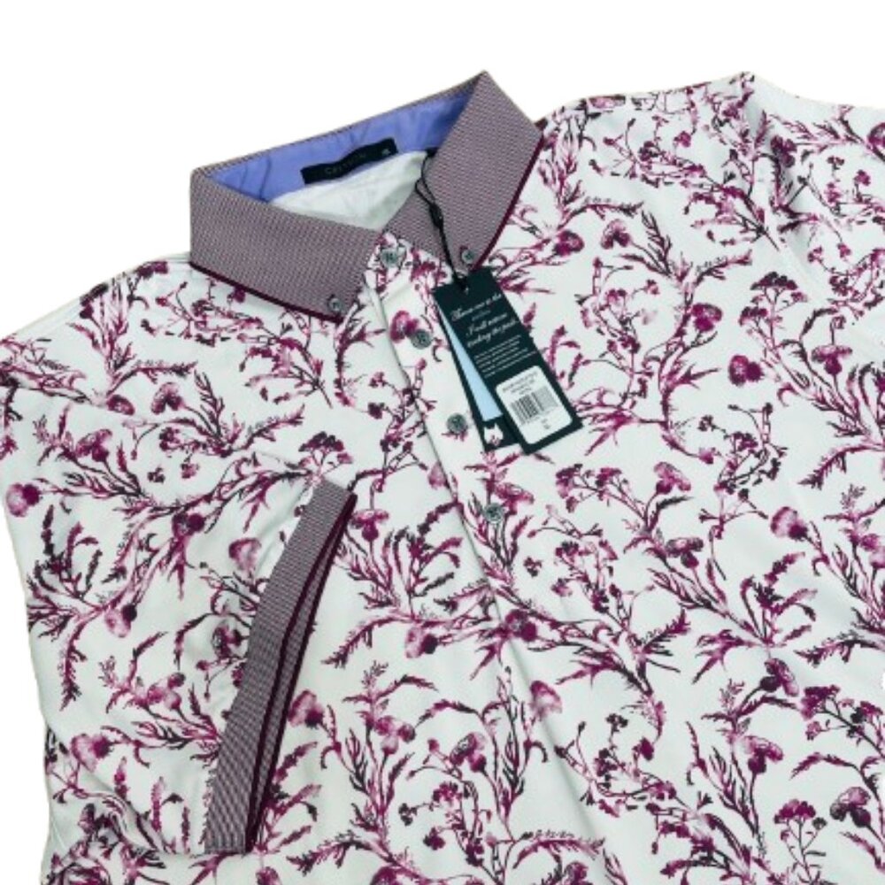 Greyson NEW Men's Water Thistle Golf Polo Shirt Size XL - Picture 4 of 11